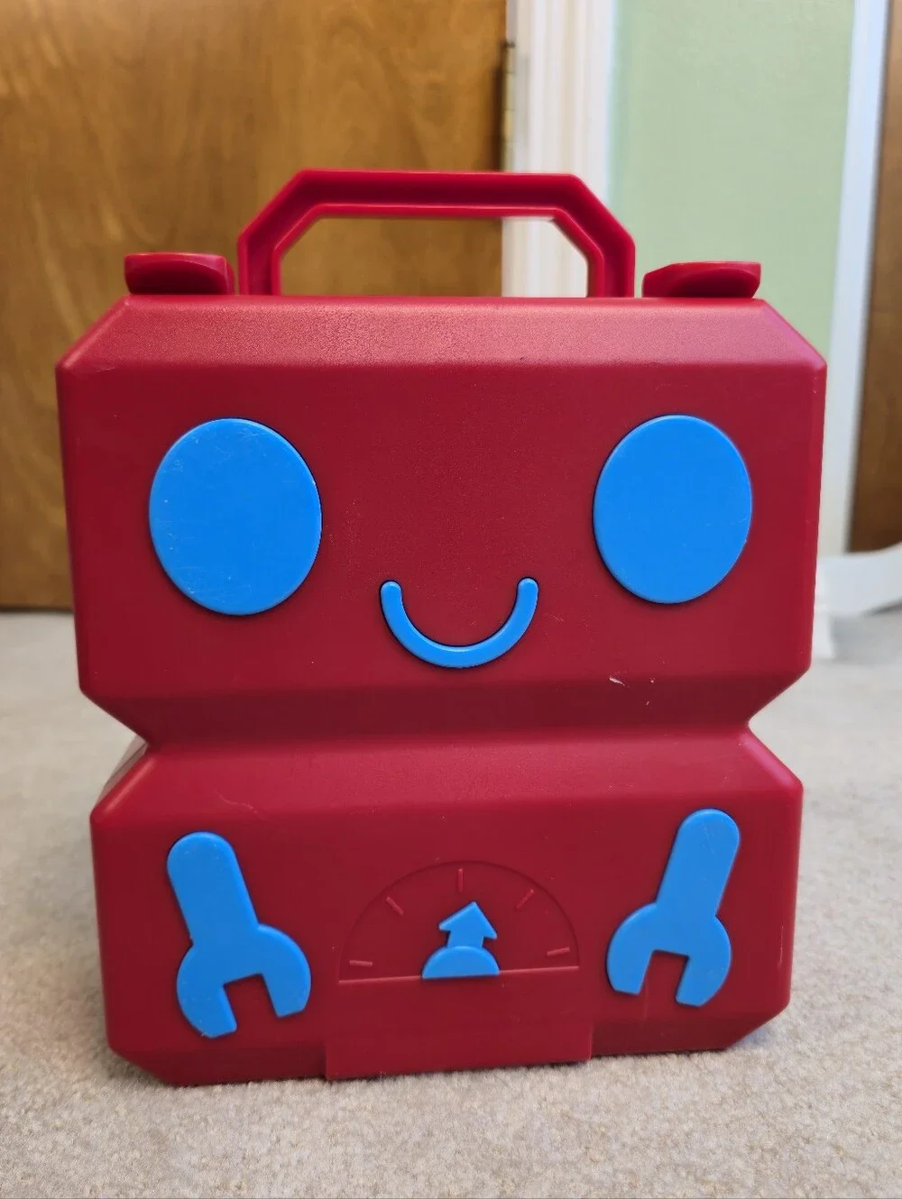 Lakeshore Carry Around Robot Town Playset & Robot Figures
